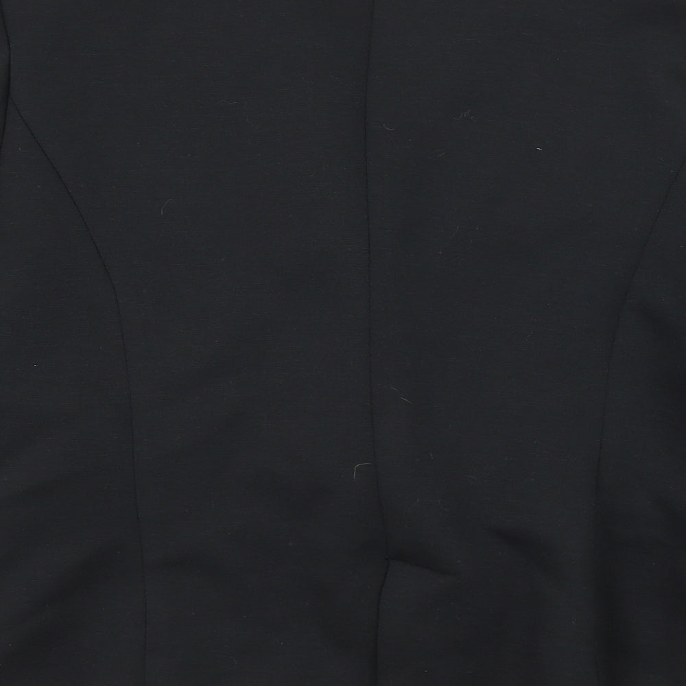 Damart Womens Black Jacket Suit Jacket Size 14