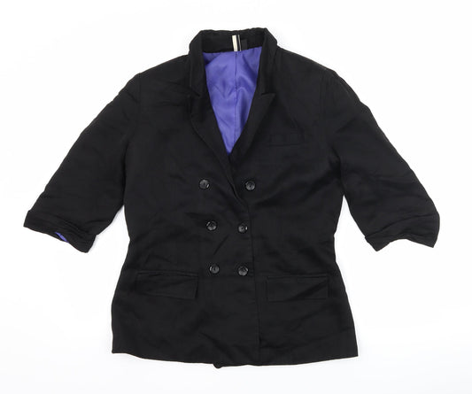 Womens UK Size 12 Topshop Black Jacket