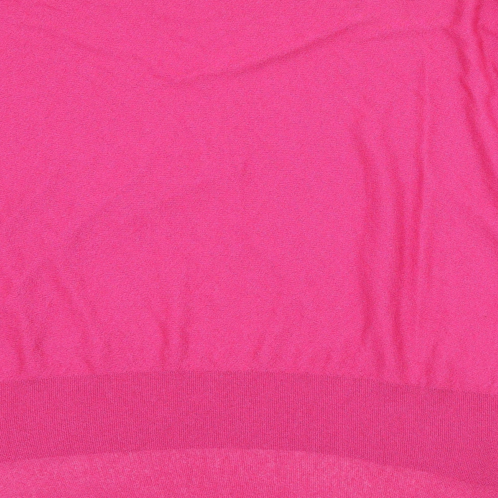 Luisa Conti Womens Pink Basic T-Shirt Size S