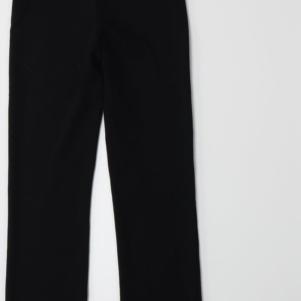 George Girls Black Capri Trousers Size 9-10 Years