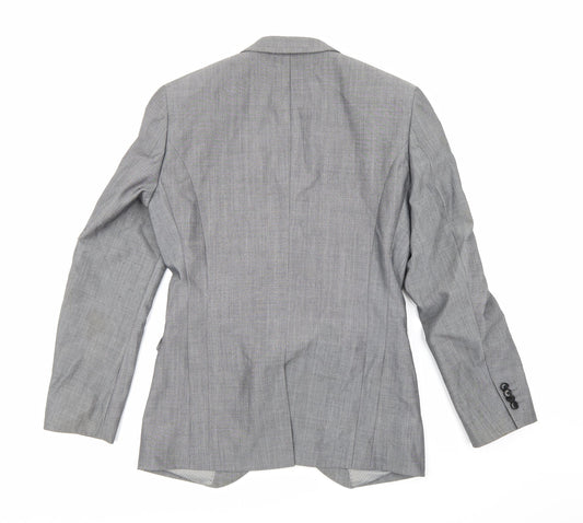 NEXT Mens Grey Jacket Suit Jacket Size 36