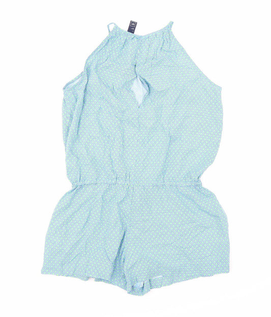Gap Womens Blue Geometric  Playsuit One-Piece Size S