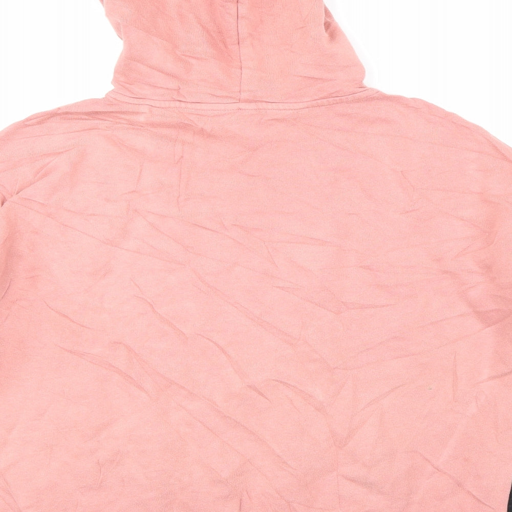 Boohoo Womens Pink Pullover Hoodie Size S