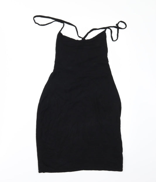 Nasty Gal Womens Black Basic T-Shirt Size 8