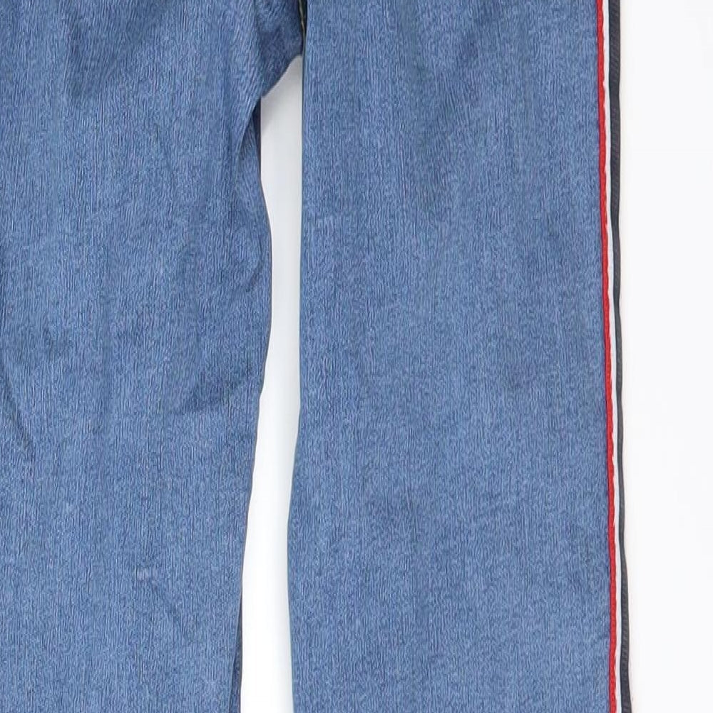 Denim & Co. Womens Blue Denim Skinny Jeans Size 6 L25 in