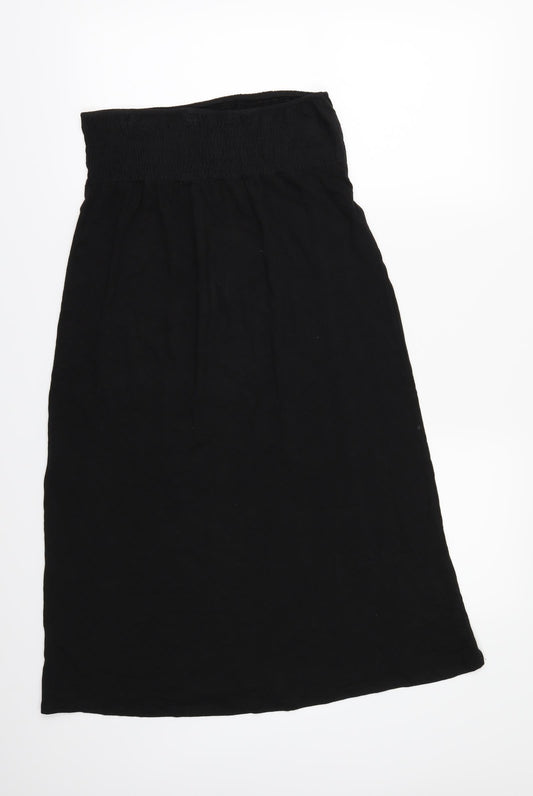 Adini Womens Black Batik T-Shirt Dress Size M - STRAPLESS