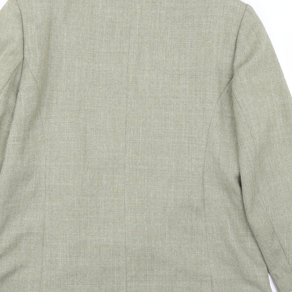 Classics Womens Green   Jacket Suit Jacket Size 16