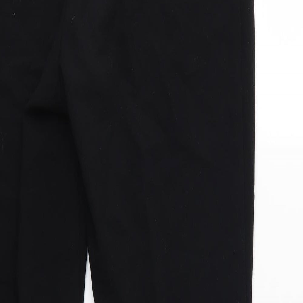 Womens UK Size 10 Marks and Spencer Regular Fit Black Trousers