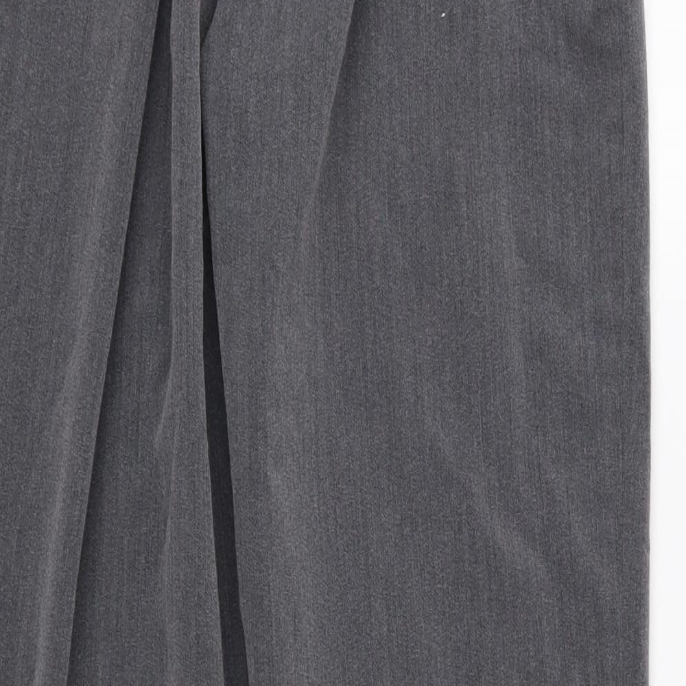Prew Womens Grey Trousers Size 12 L27 in