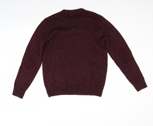 Ceader wood state Mens Red Pullover Jumper Size S