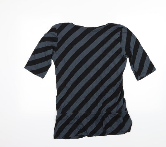 Womens UK Size L H&M Blue Basic T-Shirt