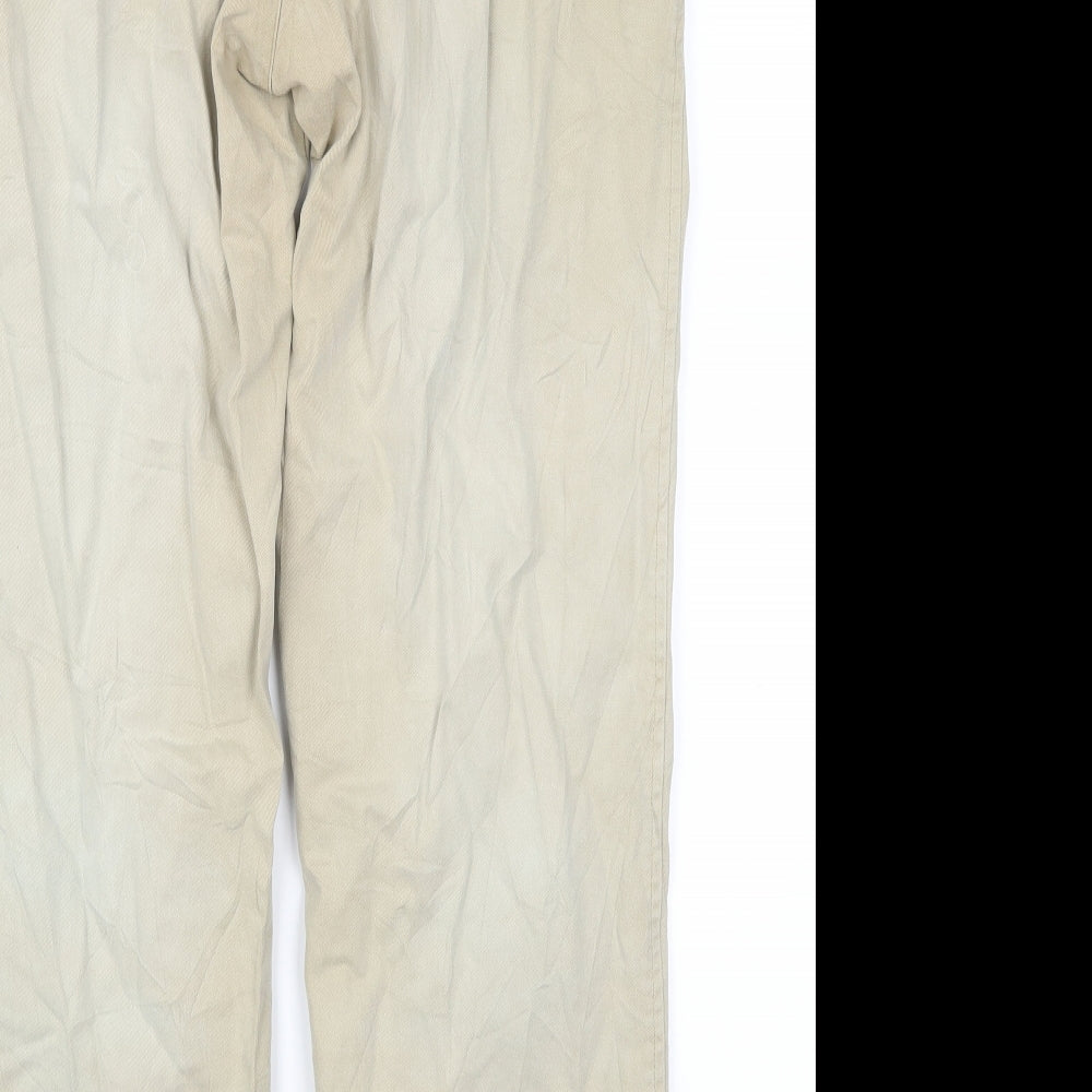 Augusta Mens Beige Trousers Size 32 L29 in