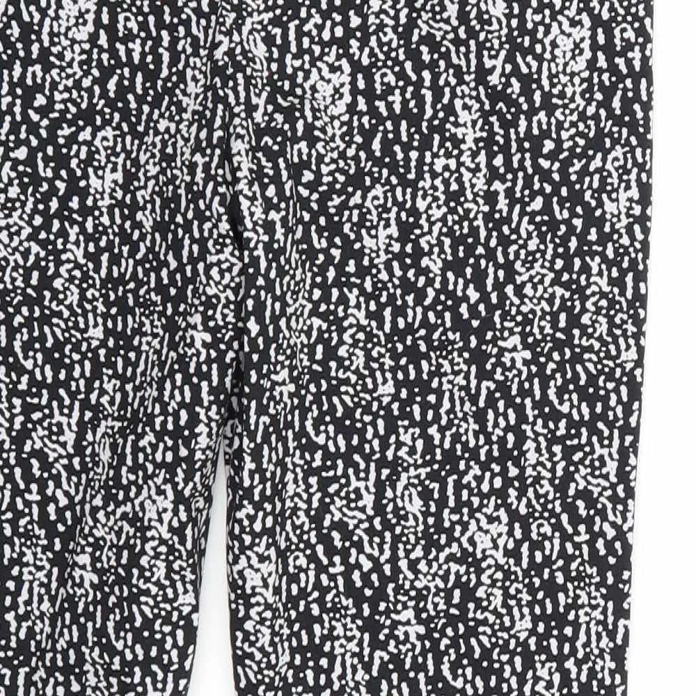 George Womens Black Trousers Size 14 L27 in