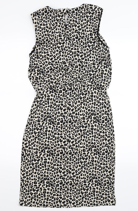 NEXT Womens Multicoloured Animal Print Bodycon Size 8