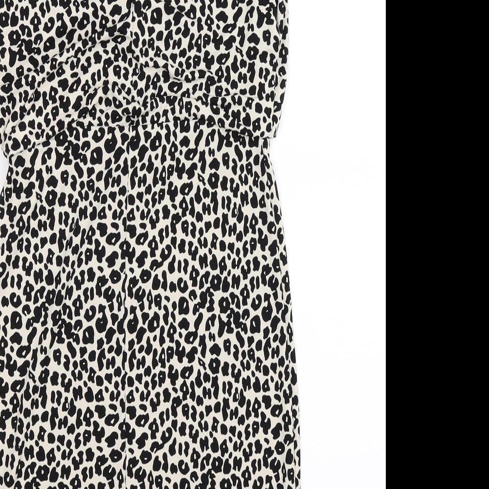 NEXT Womens Multicoloured Animal Print Bodycon Size 8