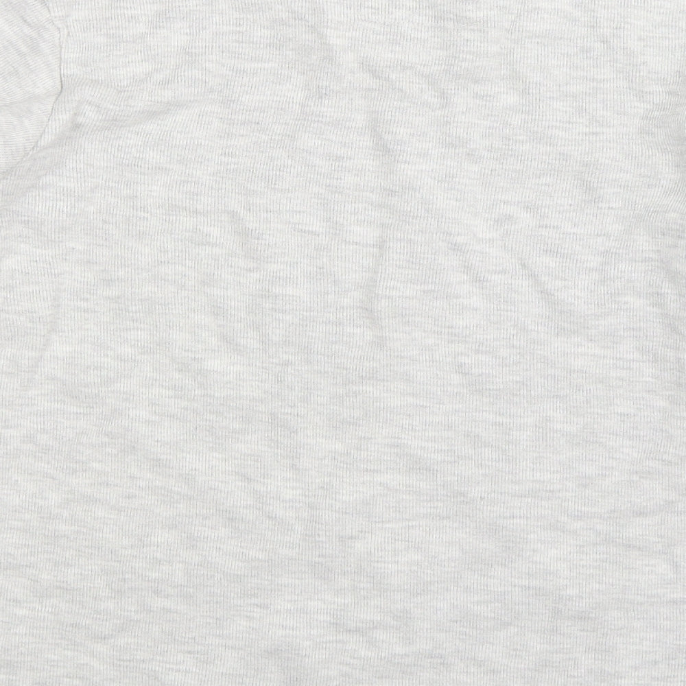 George Mens Grey Knit Pullover Jumper Size S