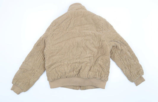 Boohoo Womens Brown Jacket Size 12
