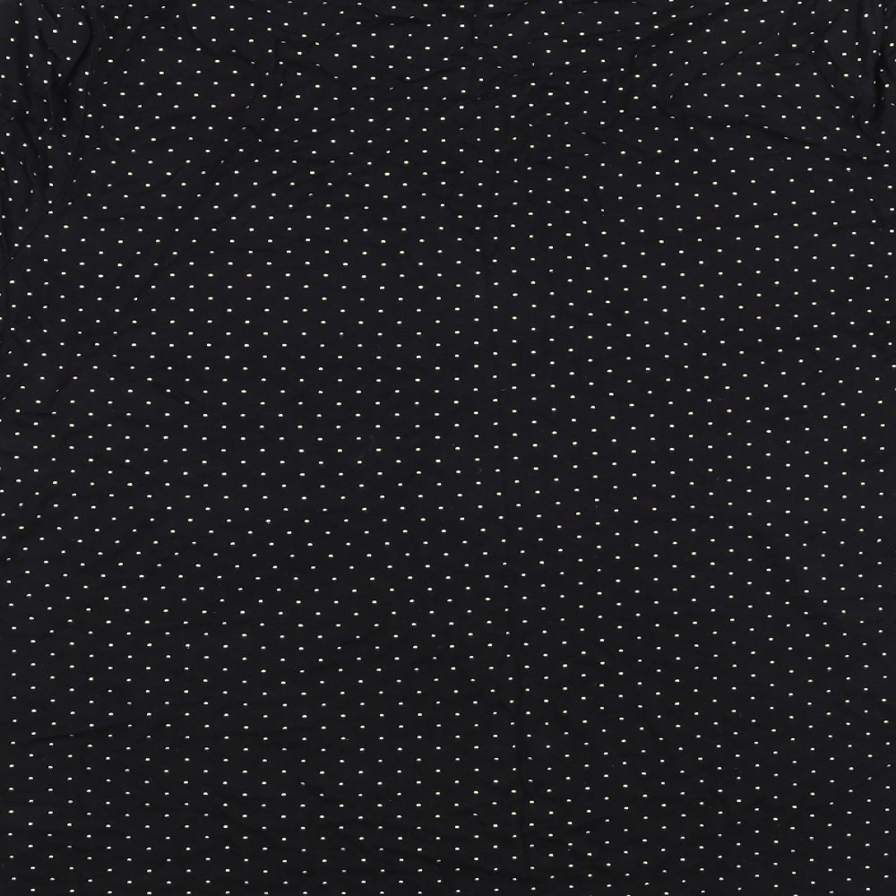 Womens UK Size 12 Bonmarché Black Basic T-Shirt