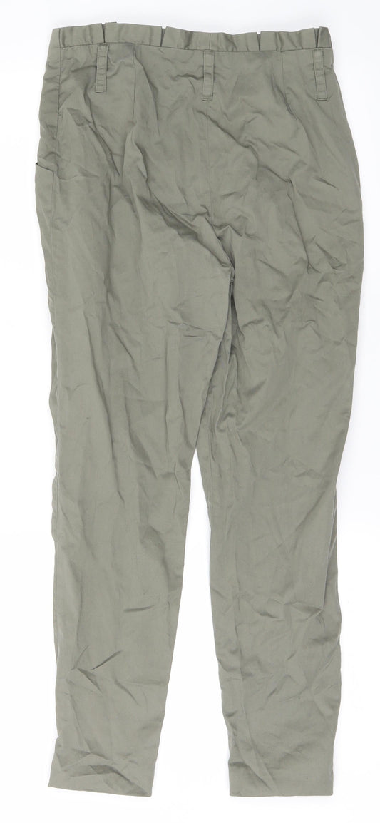 NEXT Womens Green Trousers Size 6 L28 in