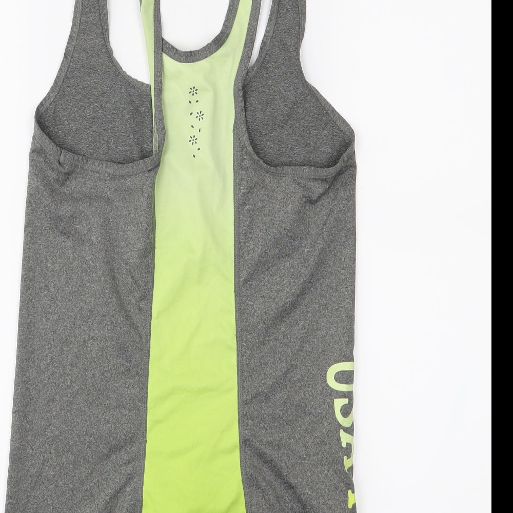 USA Pro Womens Grey Basic Tank Size 8