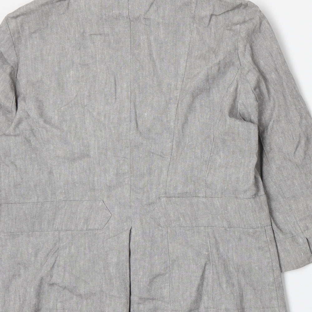 Womens UK Size 10 Per Una Grey Jacket