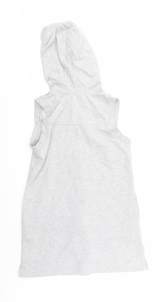 Womens UK Size 8 LA Gear Grey Full Zip Hoodie