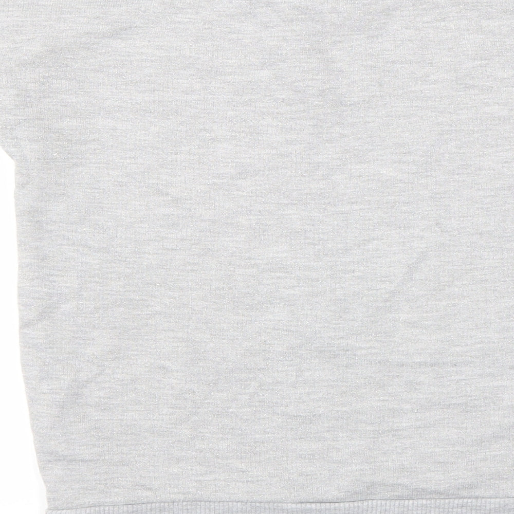 George Girls Grey Pullover Sweatshirt Size 7-8 Years