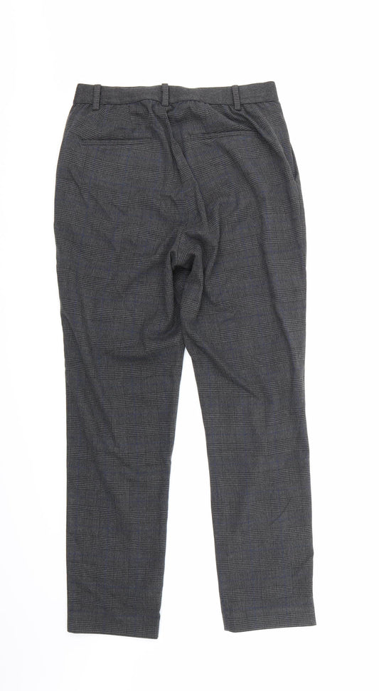 Womens UK Size 26 in Uniqlo Regular Fit Grey Trousers