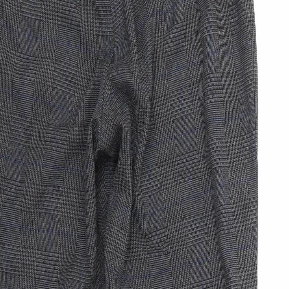 Womens UK Size 26 in Uniqlo Regular Fit Grey Trousers