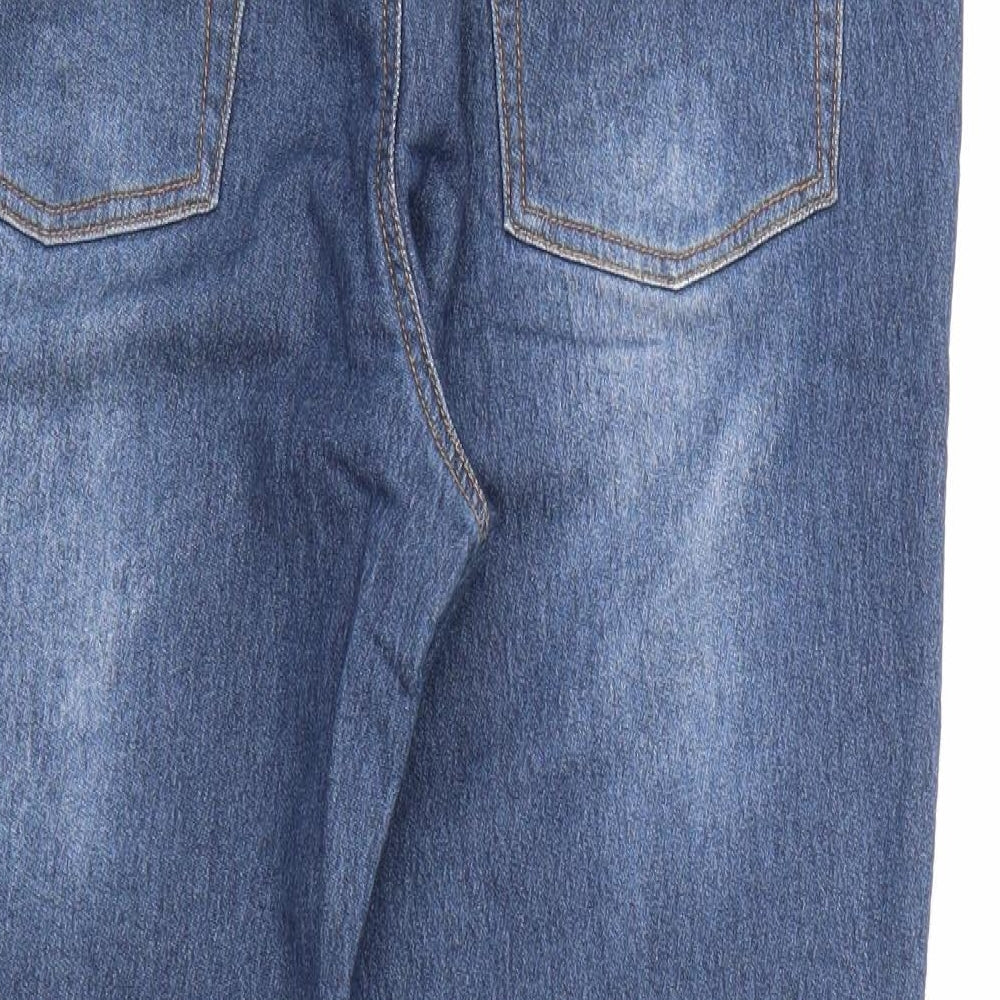 Cotton Traders Womens Blue Denim Straight Jeans Size S L24 in