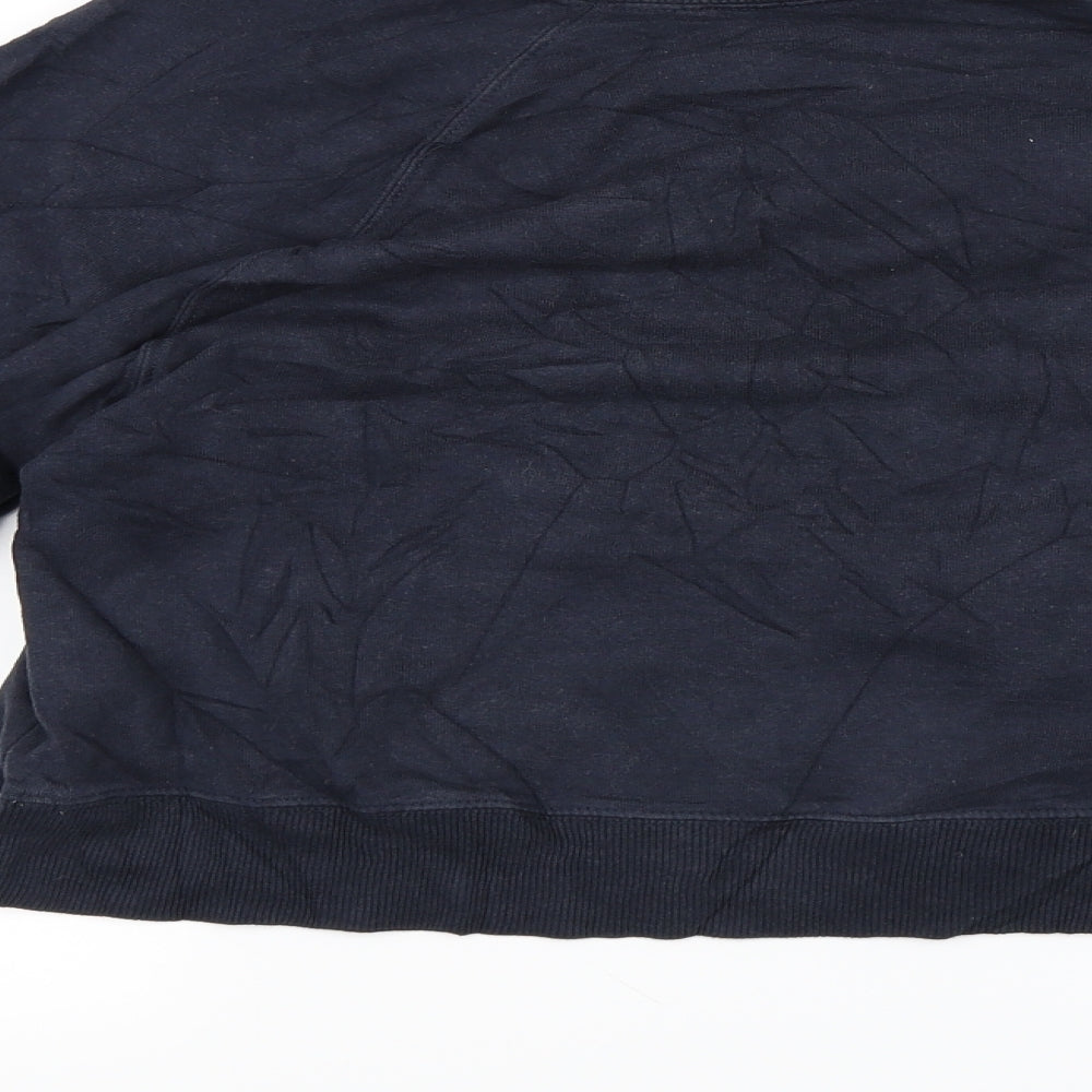 J Galt Womens Blue Pullover Sweatshirt Size S