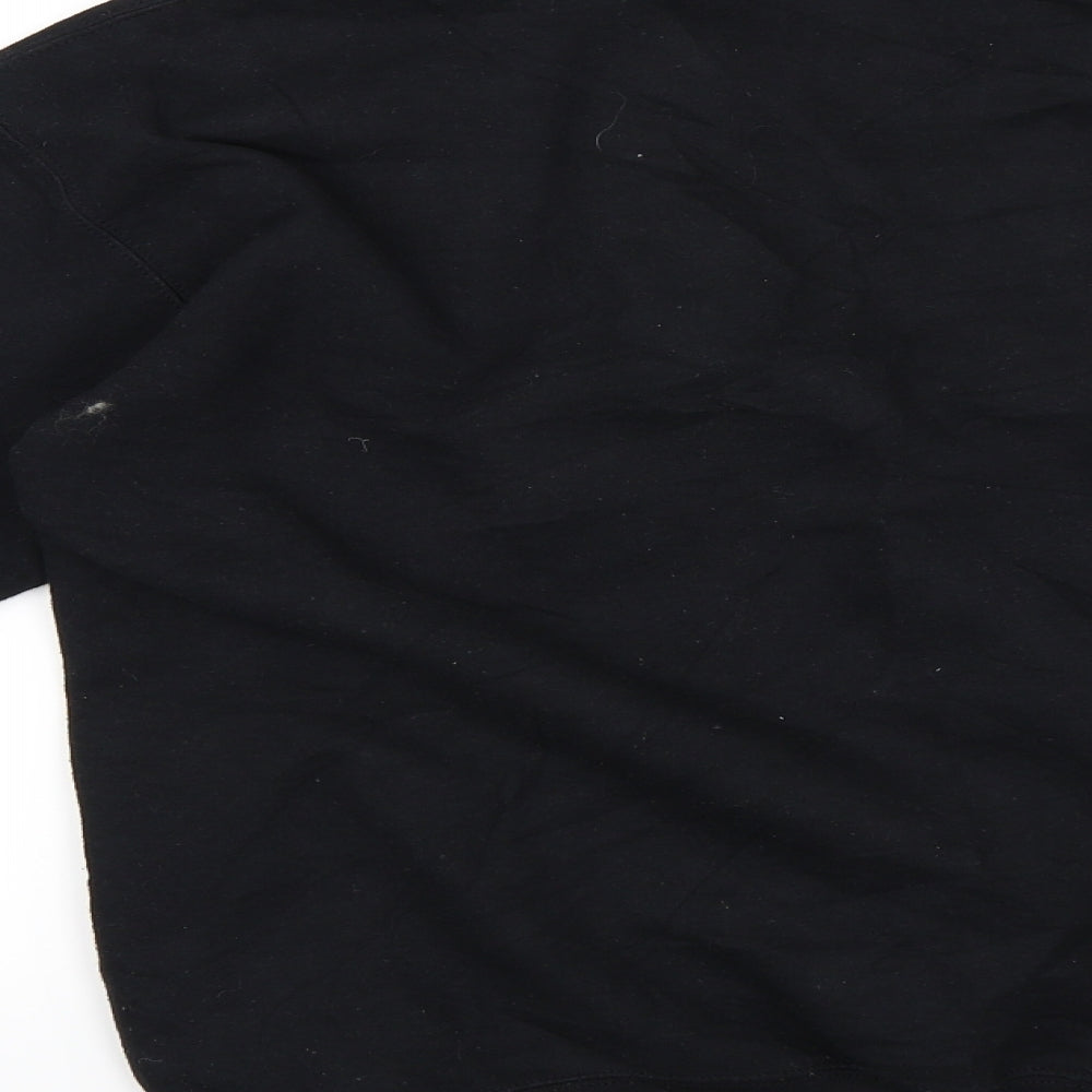 Mens UK Size XS New Look Black Henley Sweatshirt