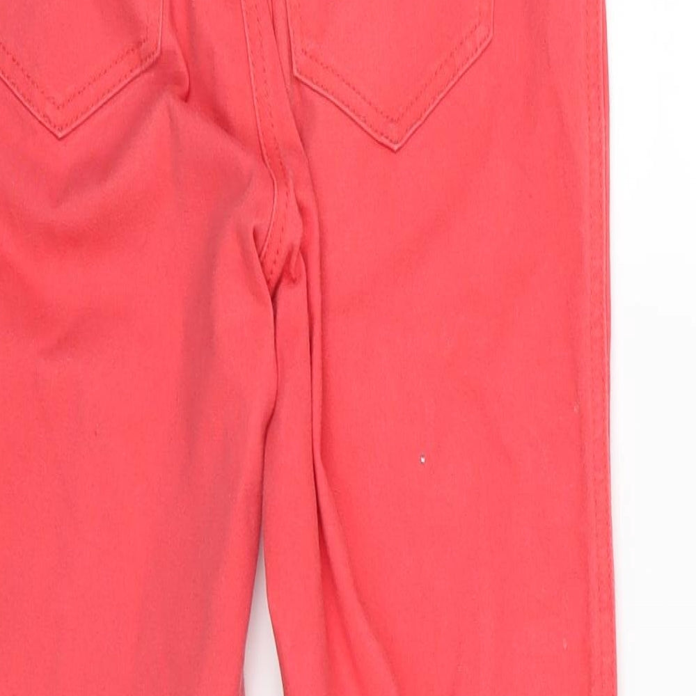 George Womens Red Denim Jegging Jeans Size 10 L27 in - Short leg