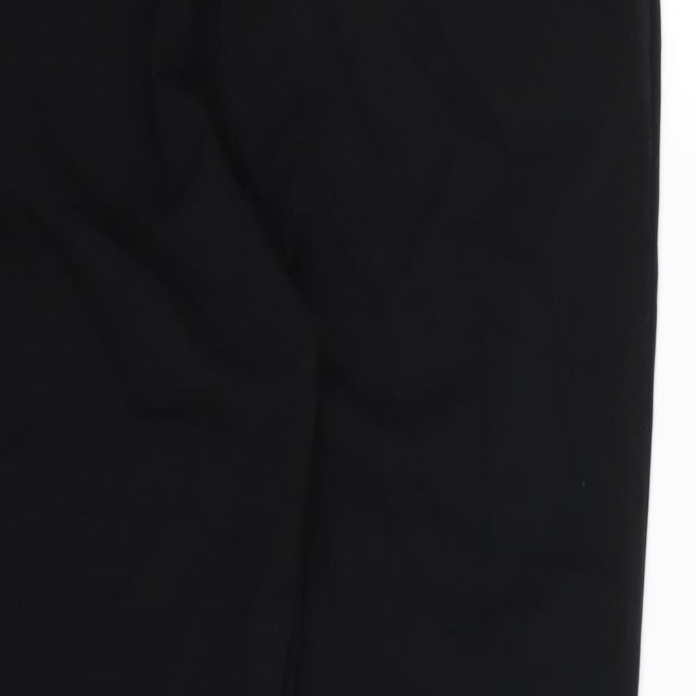 Womens UK Size 14 Marks and Spencer Regular Fit Black Trousers