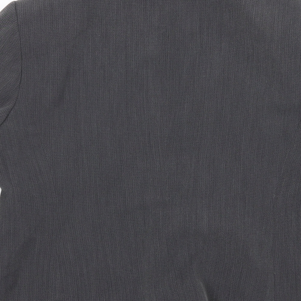 NEXT Womens Grey Rayon Jacket Suit Jacket Size 14