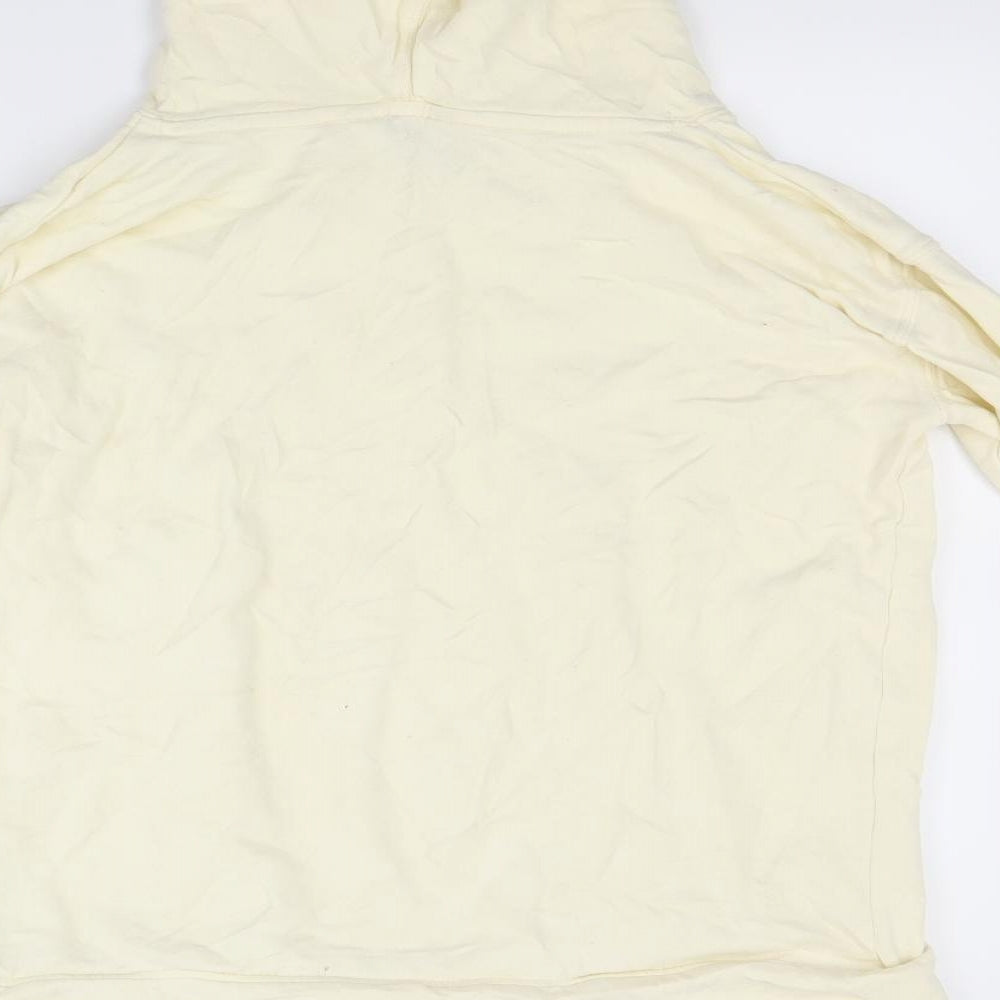 Miss Selfridge Womens White Pullover Hoodie Size M