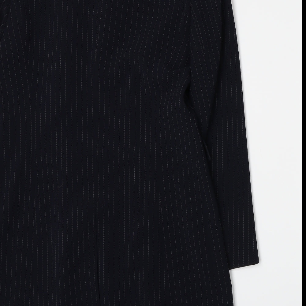 Gerry Weber Womens Blue Spotted Jacket Suit Jacket Size 12