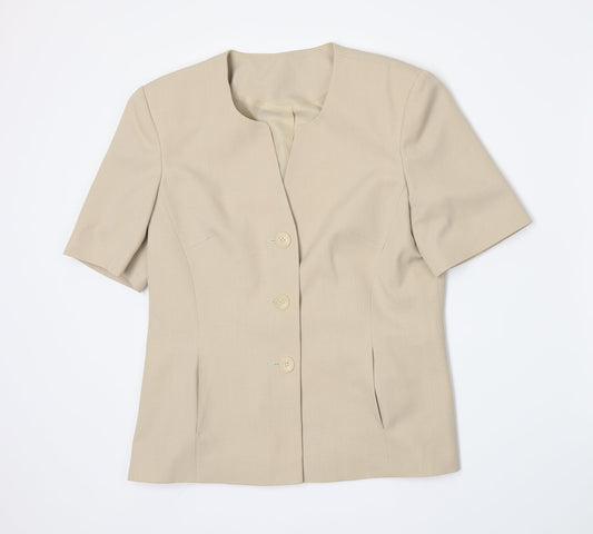 Womens UK Size 12 Berkertex Beige Jacket