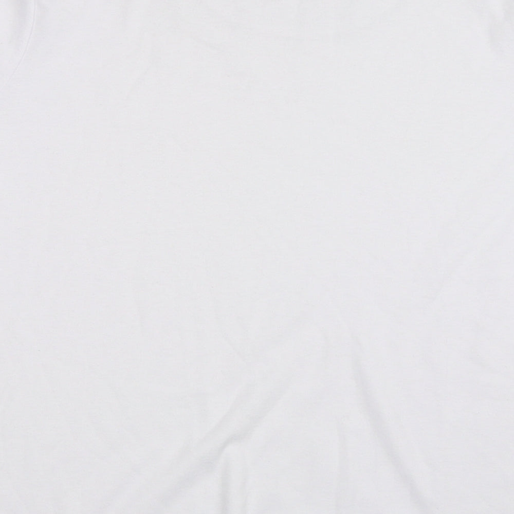 Elizabeth Scott Womens White Basic T-Shirt Size S
