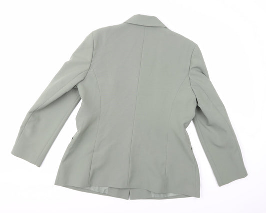 Berkertex Womens Green  Rayon Jacket Blazer Size 16