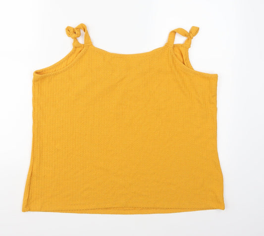 Matalan Womens Yellow Camisole Tank Size 18