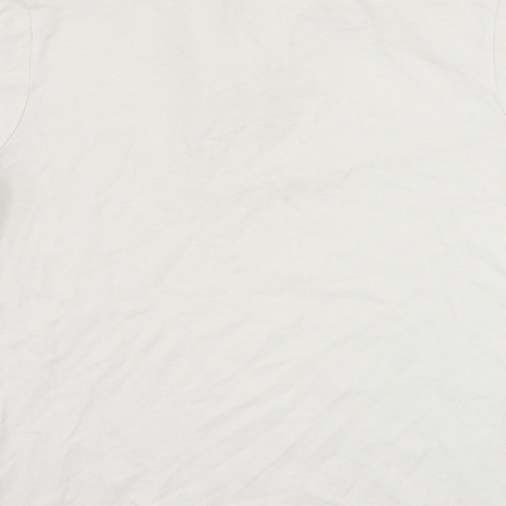 eto jeans Mens White Polo Size L