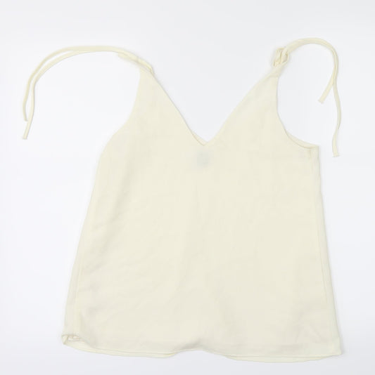 Womens UK Size 8 River Island White Basic Blouse