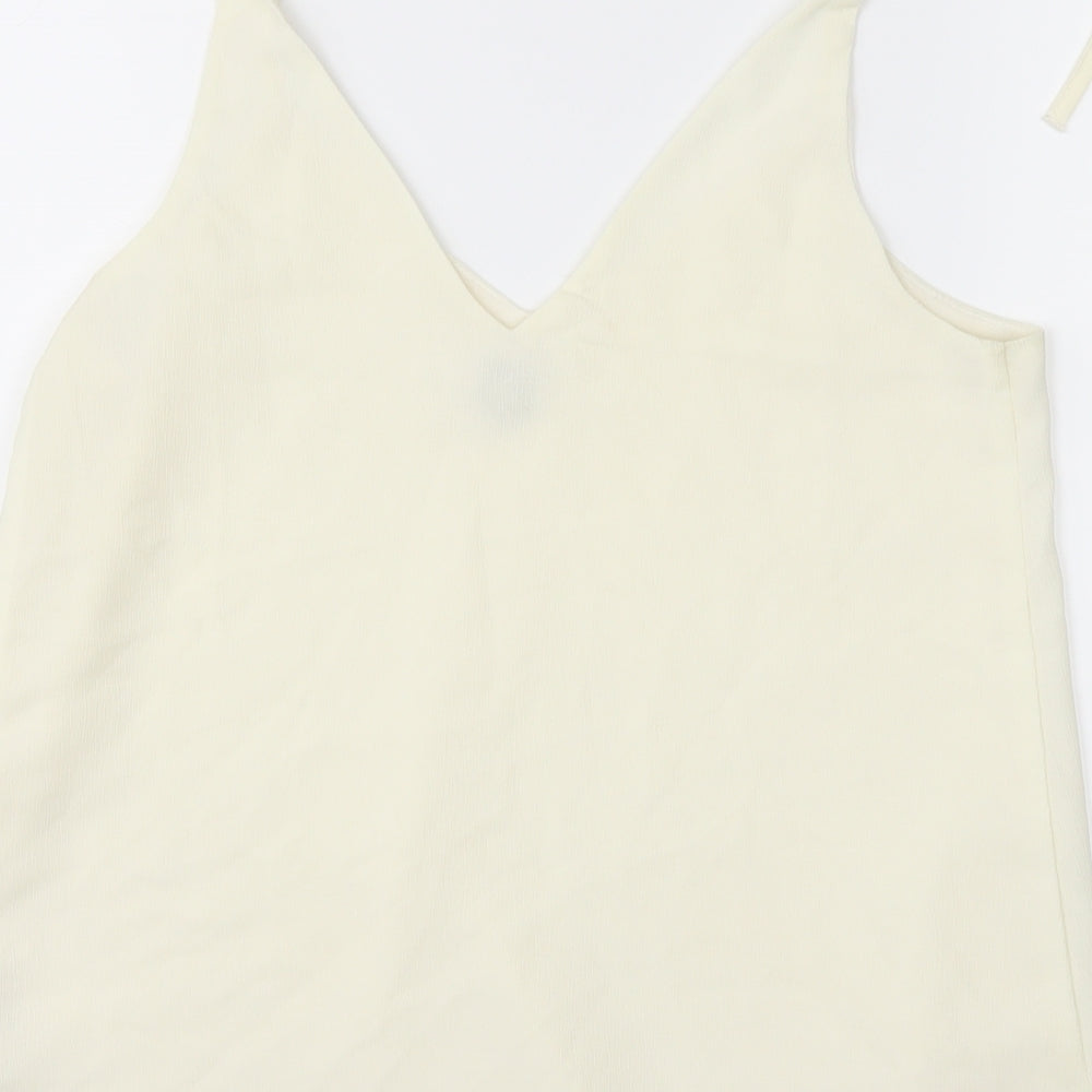 Womens UK Size 8 River Island White Basic Blouse