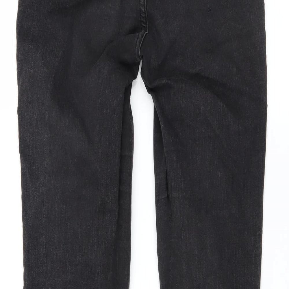 Womens UK Size 8 H&M Extra-Slim Fit Skinny Black Jeans