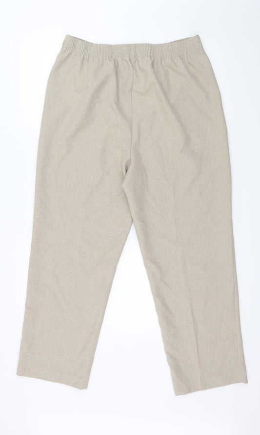 Bonmarché Womens Brown Trousers Size 14 L26 in