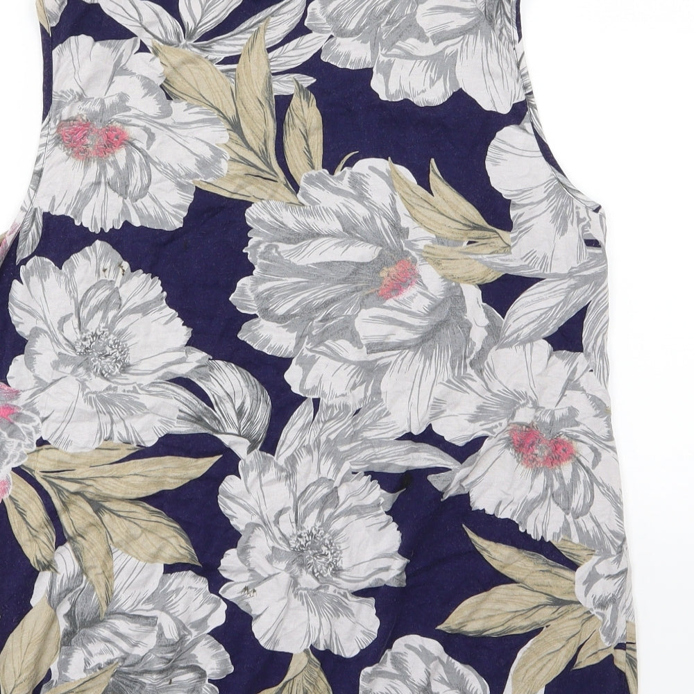 George Womens Multicoloured Floral Jersey Basic T-Shirt Size 12