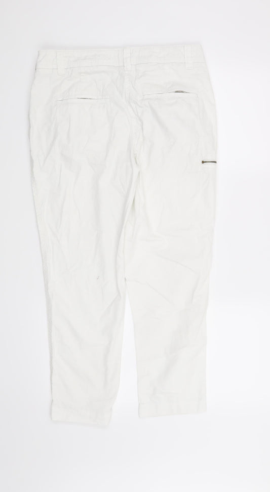 NEXT Womens White   Straight Jeans Size 10 L25 in