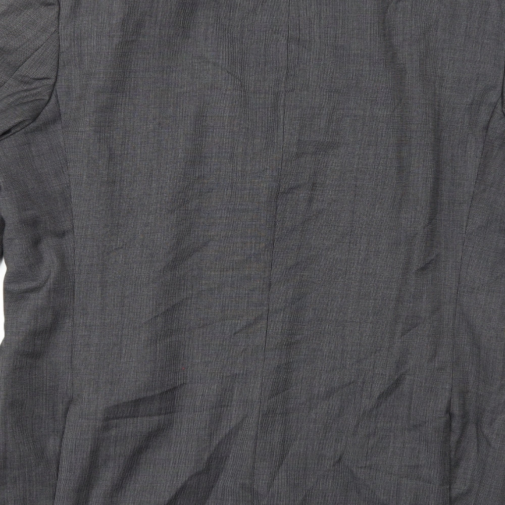 Mens UK Size 42 BARUTTI Regular Grey Suit Jacket