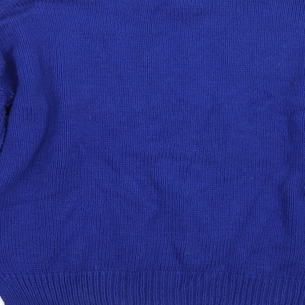 Papaya Womens Blue Pullover Jumper Size M